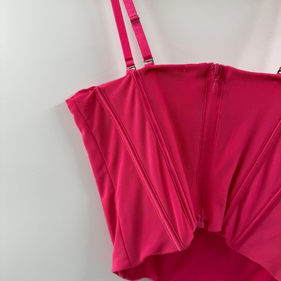 Pacsun LA Hearts Hot Pink Corset Tank Top – Size Small - Picture 6 of 7